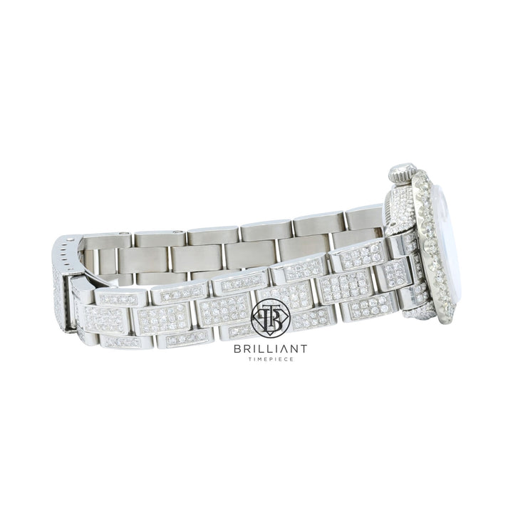 Rolex Datejust Oyster 26mm Stainless Steel Charcoal Diamond Dial 8ct