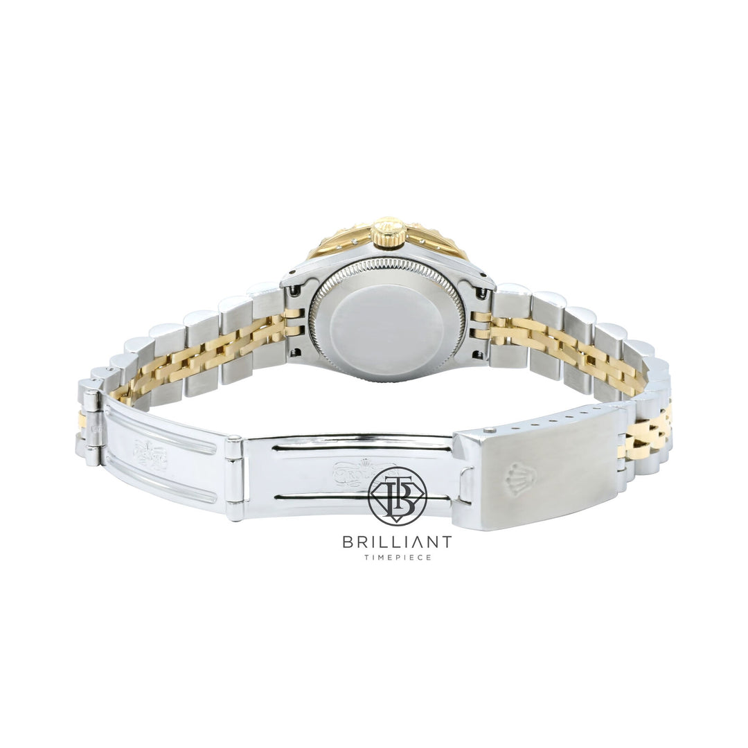 Rolex Datejust 26mm Two Tone Gold/Steel Pink Diamond Dial 1.50ct