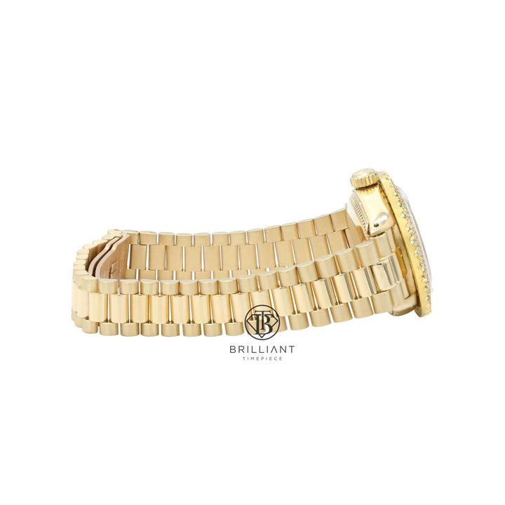 Rolex Datejust Presidential 26mm 18k Gold Blue Diamond Dial 1.50ct
