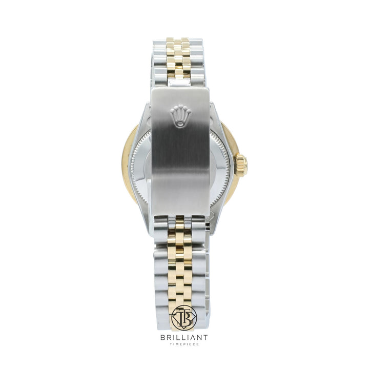 Rolex Datejust 26mm Two Tone Gold/Steel Pink Diamond Dial 1.50ct