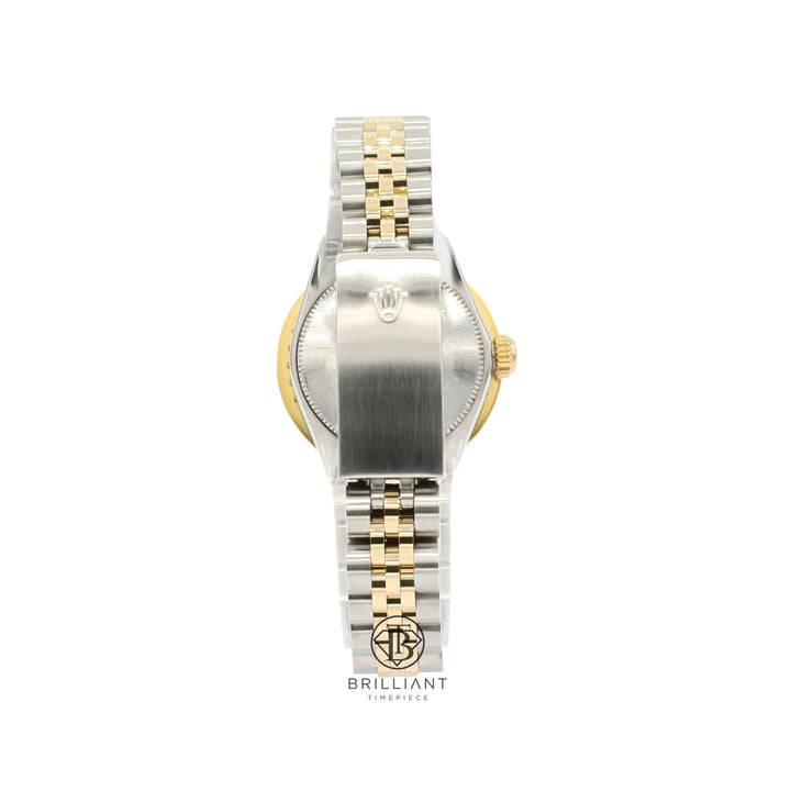Rolex Datejust 26mm Two Tone Gold/Steel Red Diamond Dial 1.50ct